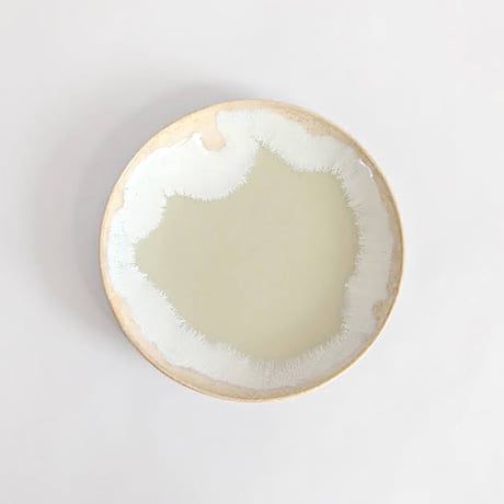 Melt series 4MARU plate - 雪どけ