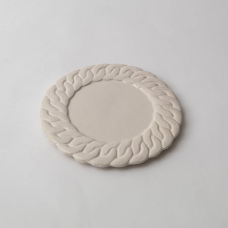森のはなし-chain dish-S-white