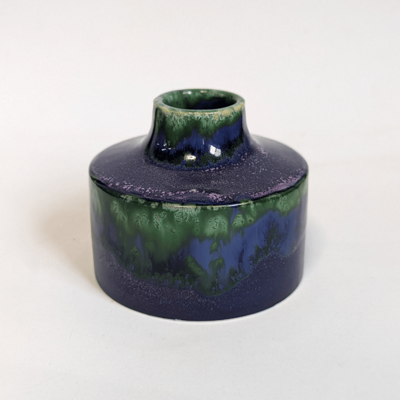 Melt series flower vase- 深海 | NAOKO HATA CERAMICS