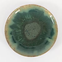 Melt series 6MARU plate - Bottle green