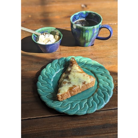 Chain dish S - Bottle green