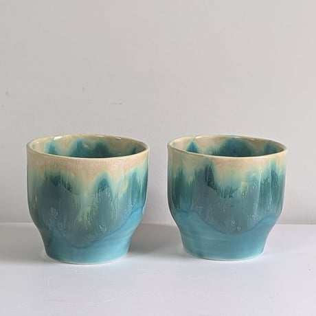 Melt series free cup - Bottle green