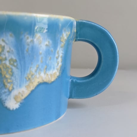 Melt series mug cup - niagara blue