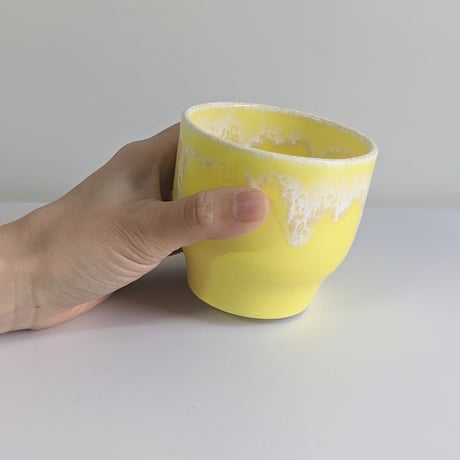 Melt series free cup-レモンイエロー