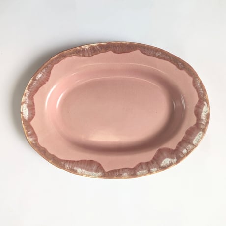 Melt series oval plate L -明けの明星