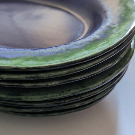 Melt series oval plate  L - 深海