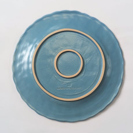 Chain dish L - Niagara blue