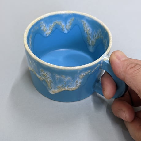 Melt series mug cup - niagara blue