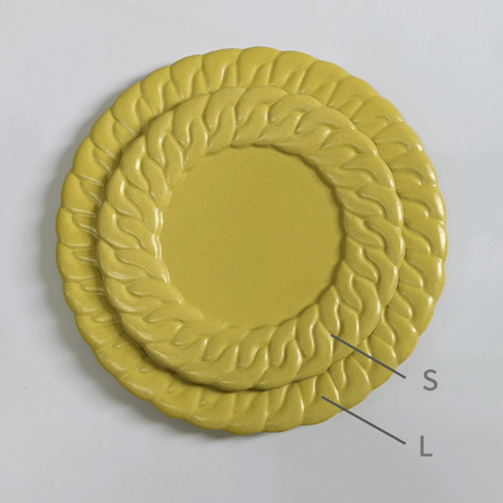 Chain dish - S - yellow