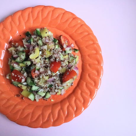 Chain dish L - Sunrise orange