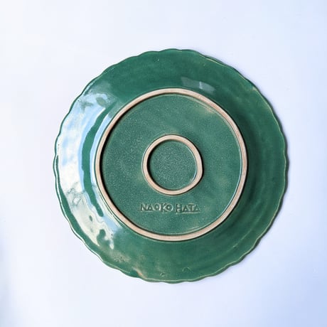 Chain dish L - Bottle green