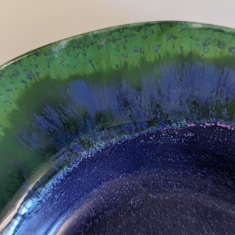 Melt series oval plate  L - 深海