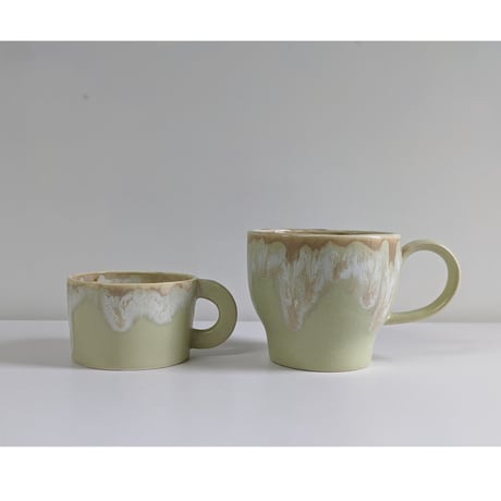 Melt  series mug cup L - 雪どけ