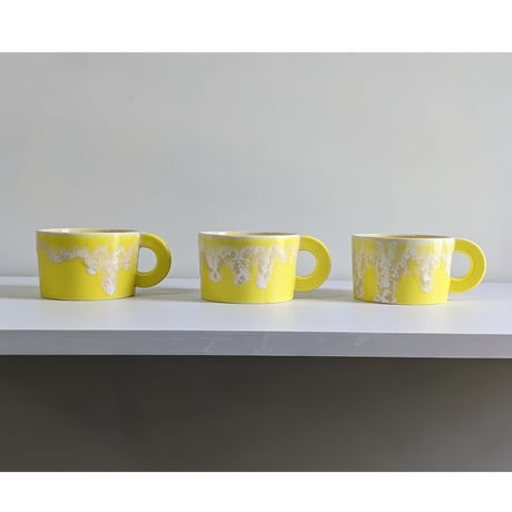 Melt seriese mug cup - Lemon yellow
