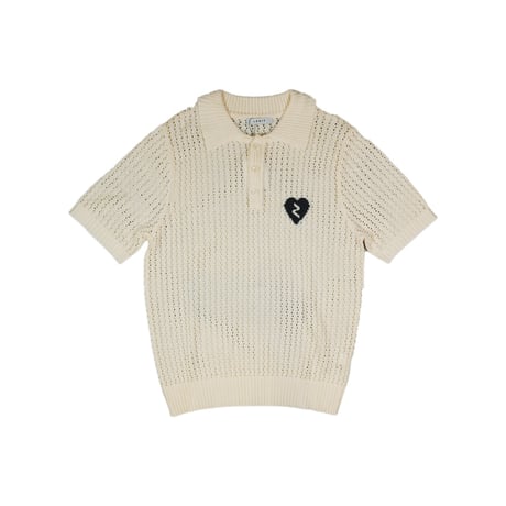 DAMIANO SELECT / HALF SLEEVE KNIT / CREAM