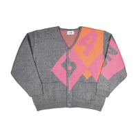 BARON / KNIT CARDIGAN / GRAY