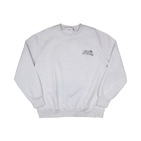 BARON / WOOW! CREW SWEAT / WHITE