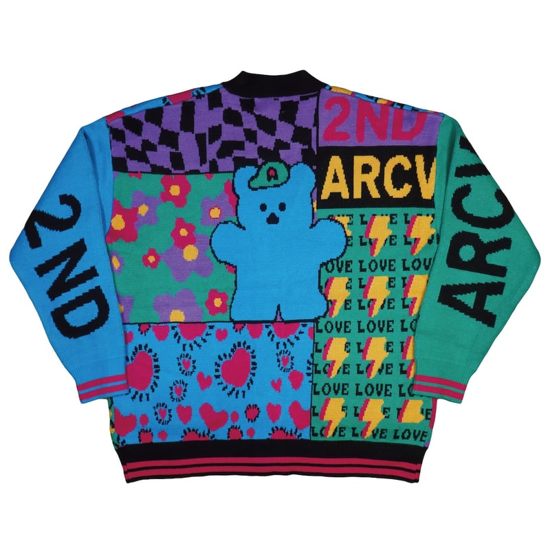 その他 Bears 2ND ARCHIVE / BEAR KNIT CARDIGAN / GREEN | DAMIANO