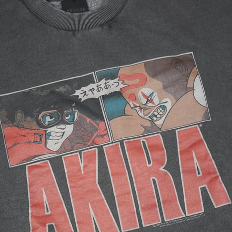 ARCHIVE / AKIRA CREW SWEAT / WASHED BLACK