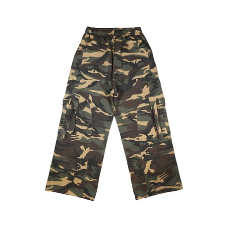 DAMIANO SELECT / CAMO CARGO PANTS / GREEN