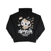 2ND ARCHIVE / CAT PULLOVER HOODIE / BLACK