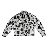DAMIANO SELECT / FLOWER JACKET / BLACK_WHITE