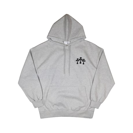 DAMIANO SELECT / CROSS SWEAT HOODIE / GRAY