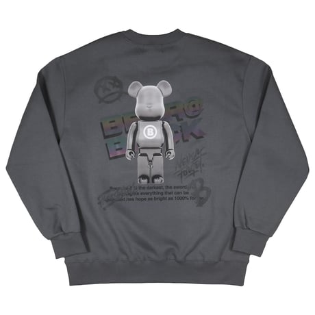 BARON / BE@BRICK CREW SWEAT / GRAY