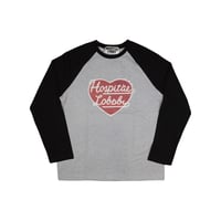 DAMIANO SELECT / HEART RAGLAN TEE / GRAY