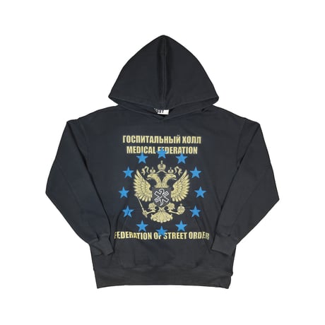 DAMIANO SELECT / FEDERATION OF STREET ORDER HOODIE / BLACK