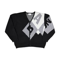 BARON / KNIT CARDIGAN / BLACK