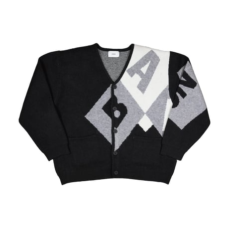 BARON / KNIT CARDIGAN / BLACK
