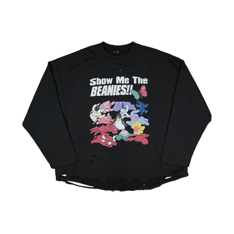 DAMIANO SELECT / BEANIES ROUND CREW SWEAT / BLACK