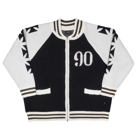 SUBLIMATION / 90 KNIT TRACK JACKET / BLACK