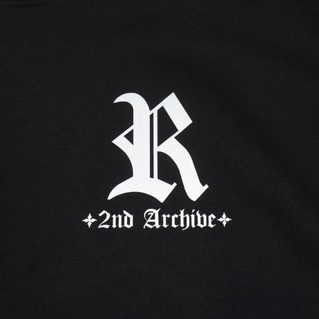 2ND ARCHIVE / R REFLECTOR CREW SWEAT / BLACK