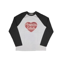 DAMIANO SELECT / HEART RAGLAN TEE / BLACK