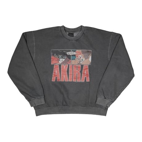 ARCHIVE / AKIRA CREW SWEAT / WASHED BLACK
