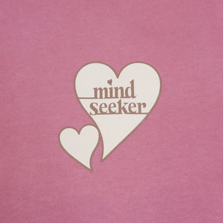 MIndseeker / HEART LOGO TEE / PINK