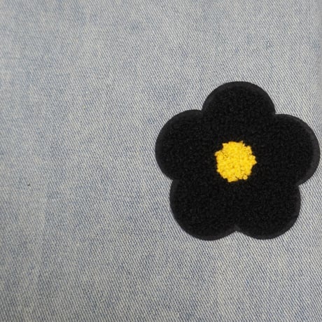 DAMIANO SELECT / FLOWER PATCH DENIM PANTS