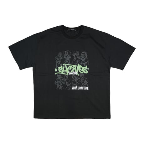 ANOTHER WAVE / POLICE TEE / BLACK