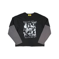 DAMIANO SELECT / ROLLING STONES LAYERD LS TEE / BLACK