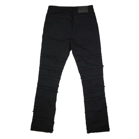 DAMIANO SELECT / DAMAGE SKINNY PANTS / BLACK