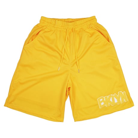 DAMIANO SELECT / BKLYN SET UP MESH SHORTS / YELLOW