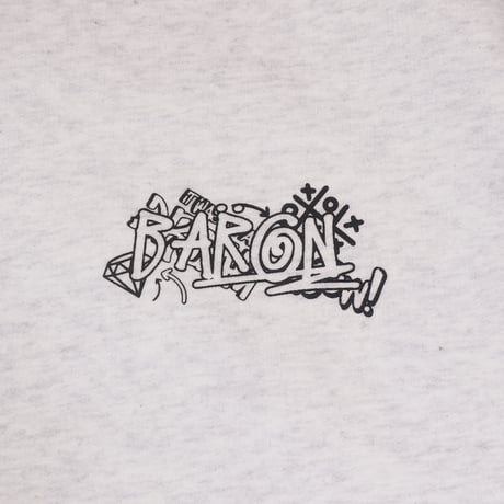 BARON / WOOW! CREW SWEAT / WHITE