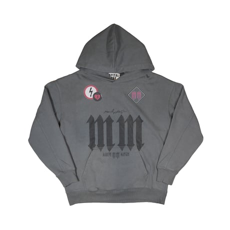 DAMIANO SELECT / MARILYN MANSON HOODIE / CHARCOAL