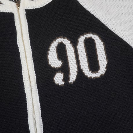 SUBLIMATION / 90 KNIT TRACK JACKET / BLACK