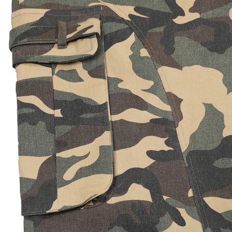 DAMIANO SELECT / CAMO CARGO PANTS / GREEN