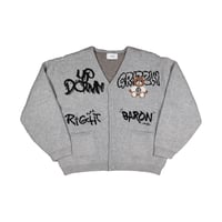 BARON / BEAR KNIT SWEATER / GRAY