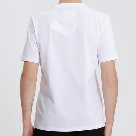 HIPANDA / KING PANDA SEQUINS SHORT SLEEVED T-SHIRT / WHITE