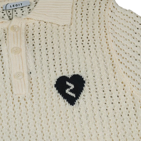 DAMIANO SELECT / HALF SLEEVE KNIT / CREAM